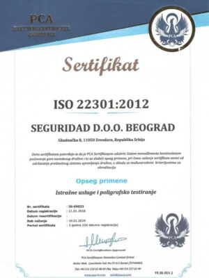 Seguridad-sertifikat-iso-22301